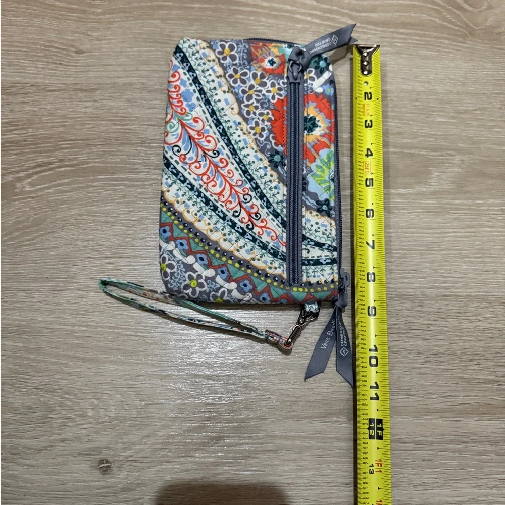Vera Bradley Floral and Paisley Wristlet Clutch citrus paisley - Picture 5 of 5